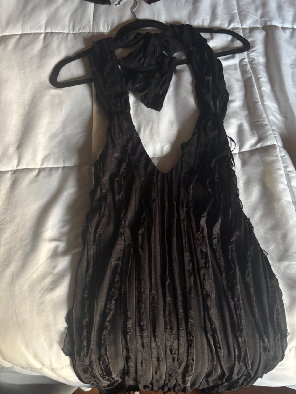 Black Ruffle Dress 🖤 - Picture 3 of 3